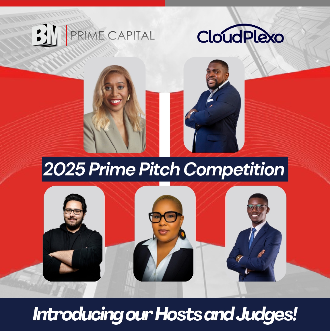 Hosts and Judges for Primie Pitch Competition 2025
