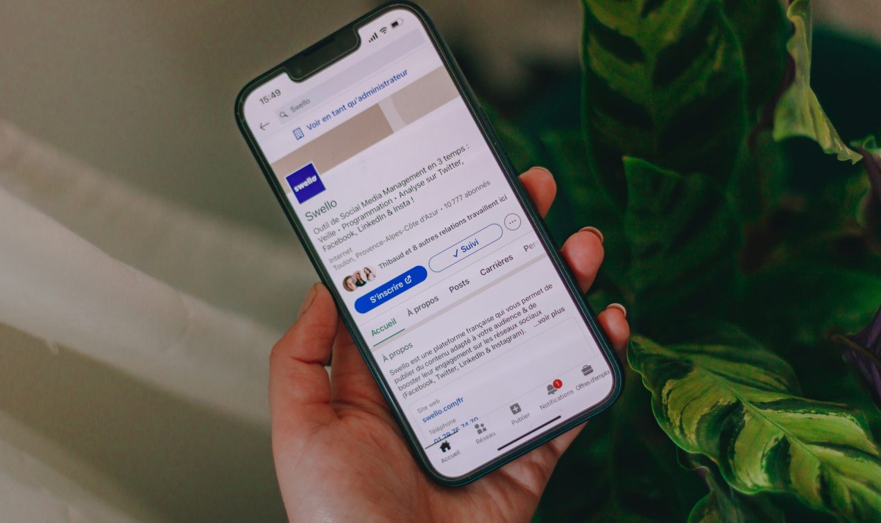 Page Entreprise LinkedIn